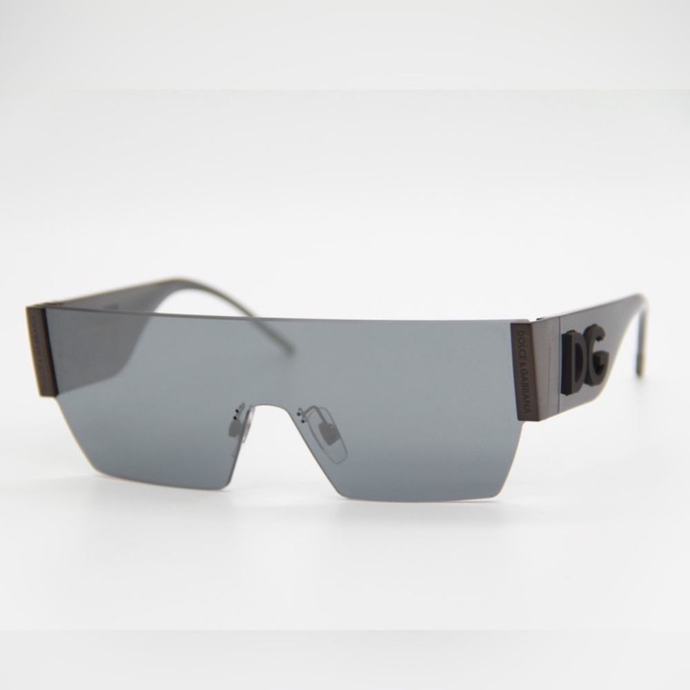 DOLCE&GABBANA DG2233 1286/6G UNISEX SHIELD SUNGLASSES